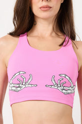 Skeleton Grip Sport Bra